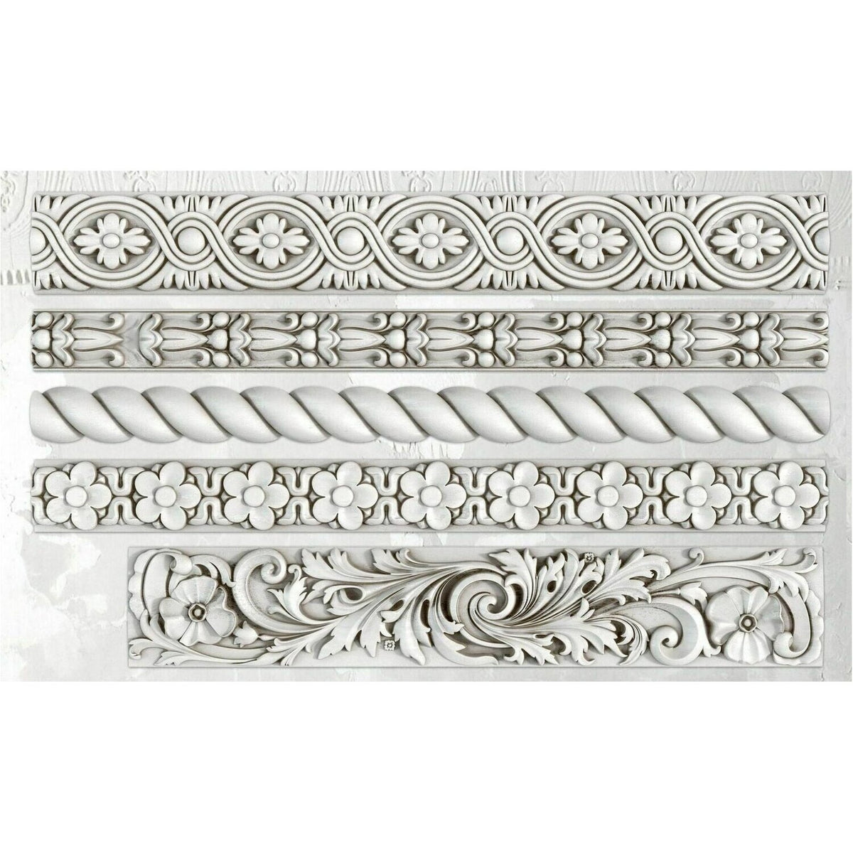 IOD Trimmings 2 Decor Mould by Iron Orchid Designs - 6x10 Silicone