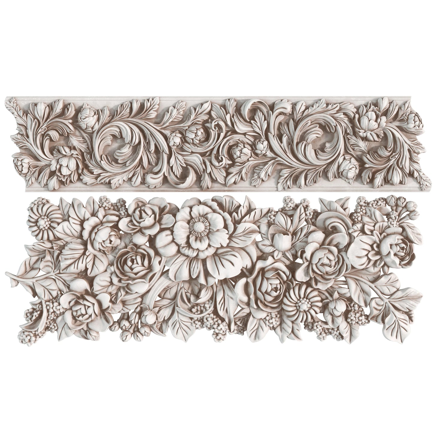 IOD Trimmings 4 Decor Mould by Iron Orchid Designs - 6x10 Silicone