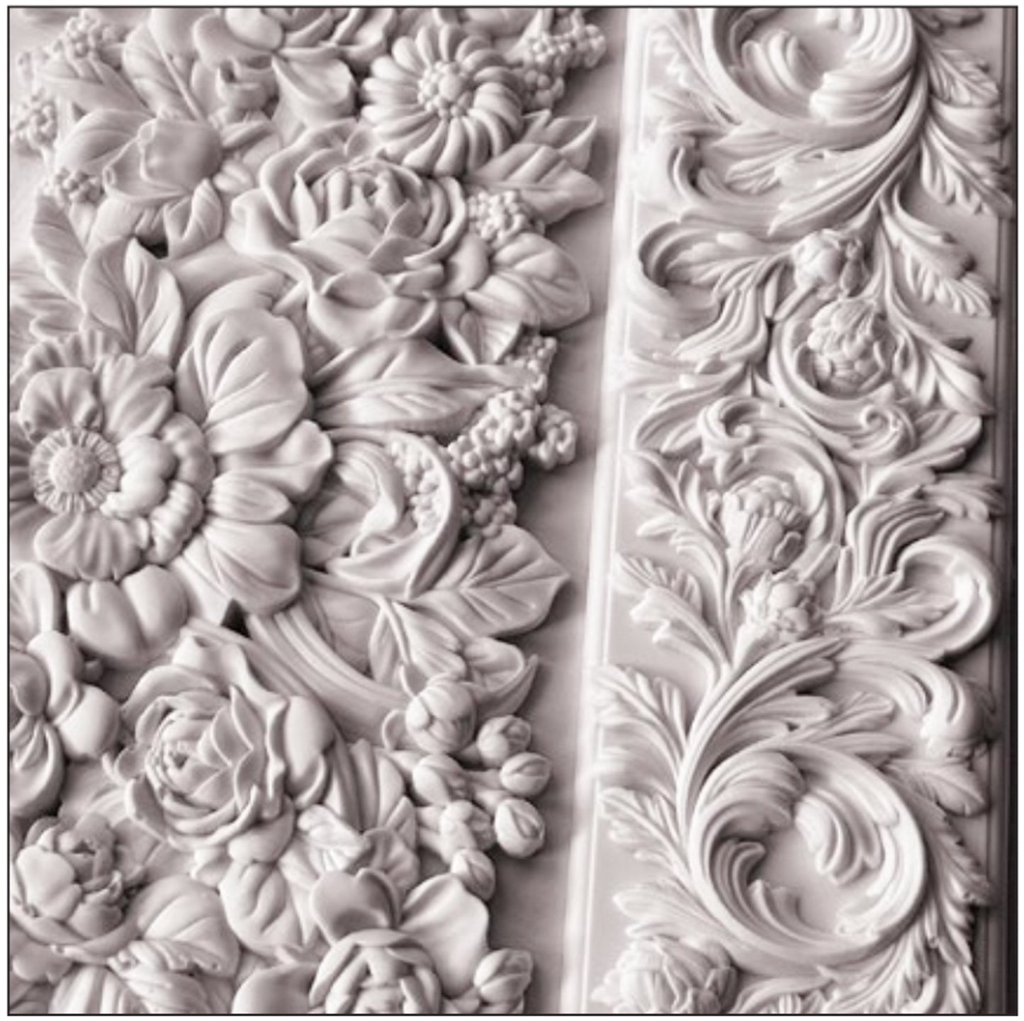 IOD Trimmings 4 Decor Mould by Iron Orchid Designs - 6x10 Silicone