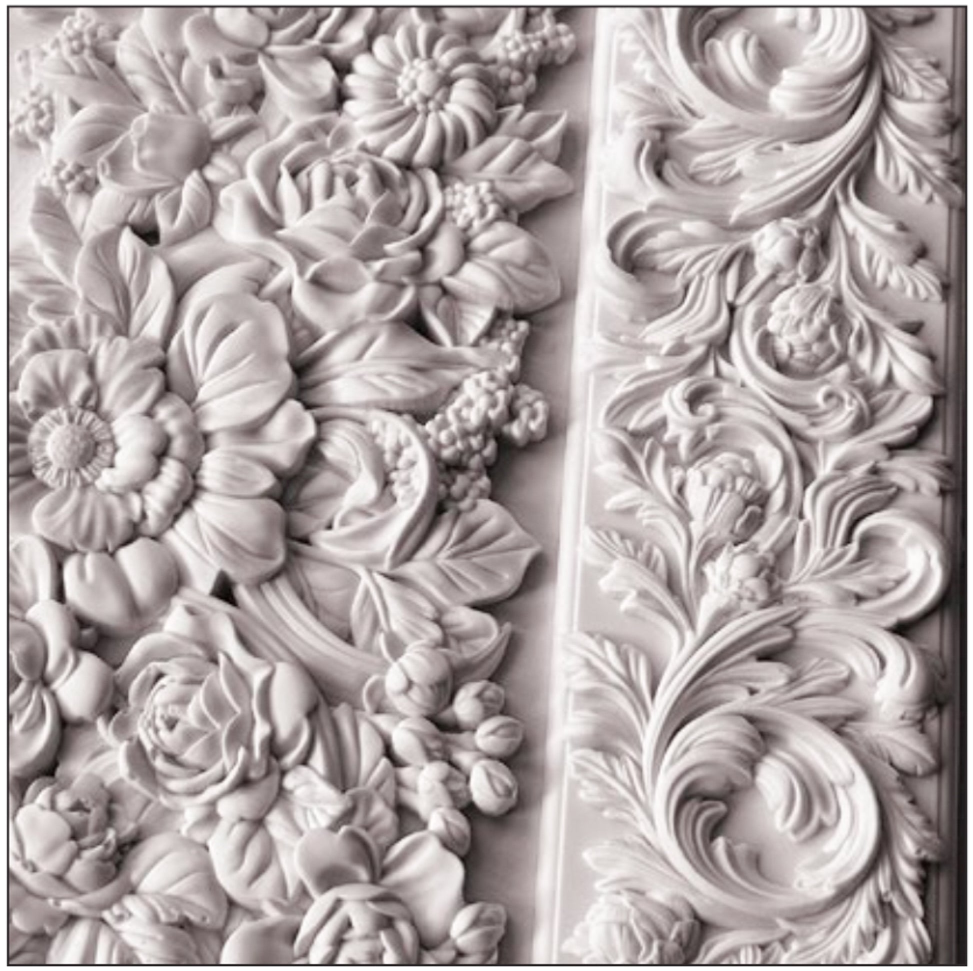 IOD Trimmings 4 Decor Mould by Iron Orchid Designs - 6x10 Silicone