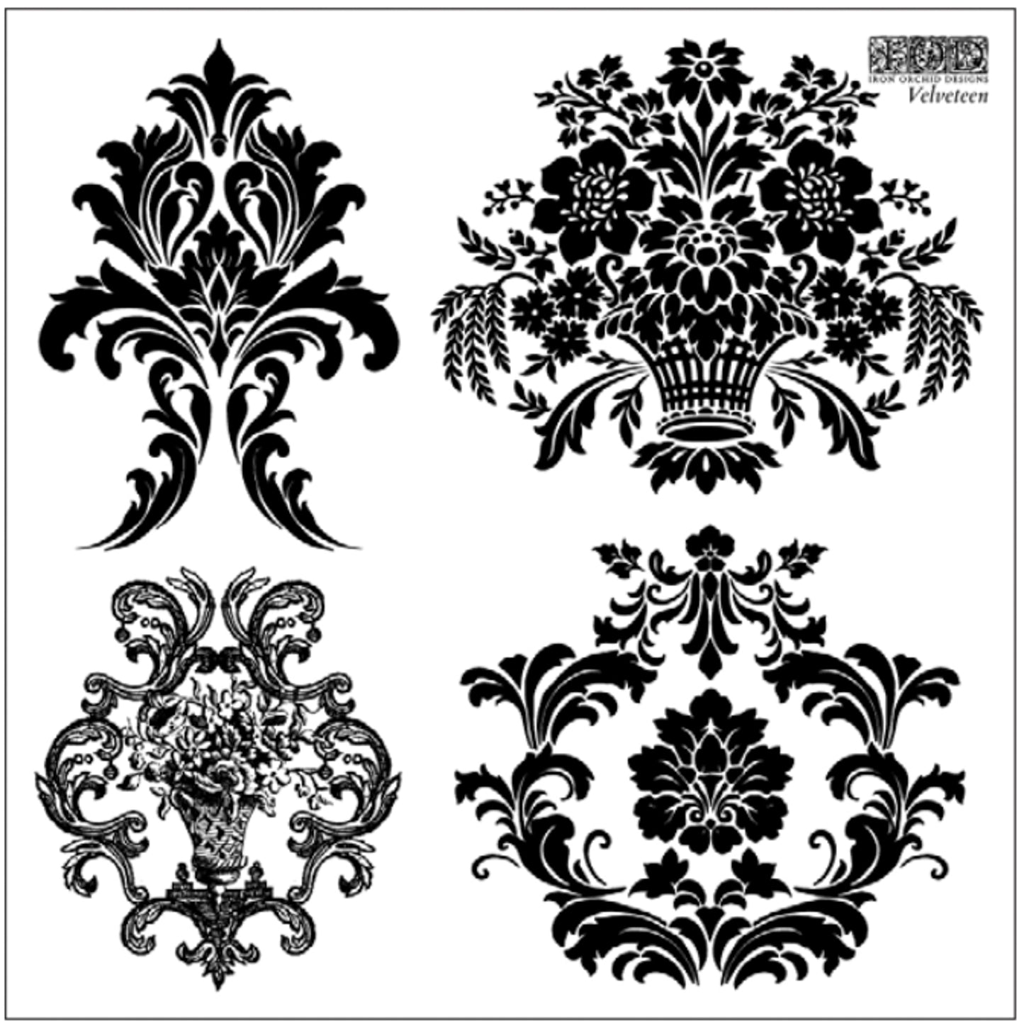 IOD Velveteen Decor Stamp - Iron Orchid Designs