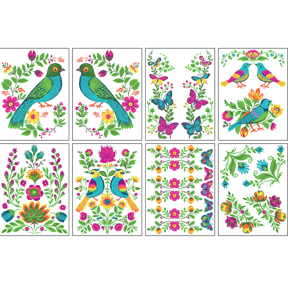 IOD Vida Flora Paint Inlay - Iron Orchid Designs