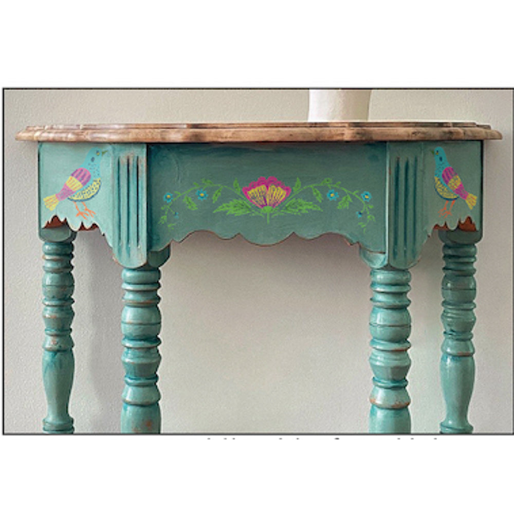 IOD Vida Flora Paint Inlay - Iron Orchid Designs