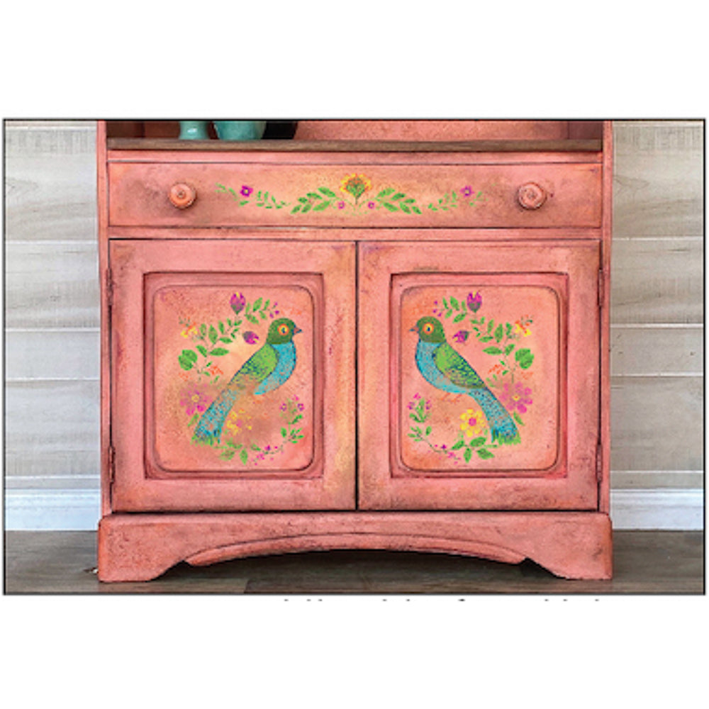 IOD Vida Flora Paint Inlay - Iron Orchid Designs