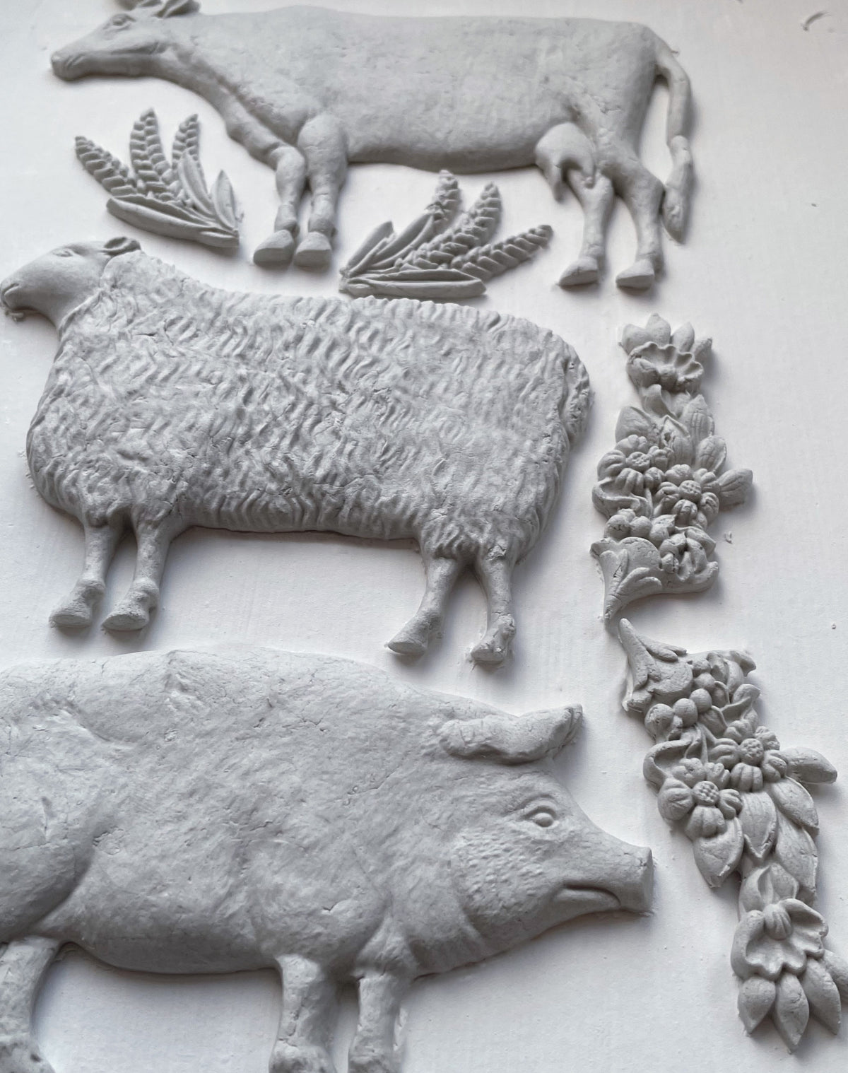 IOD Village Market Decor Mould by Iron Orchid Designs - 6x10 Silicone