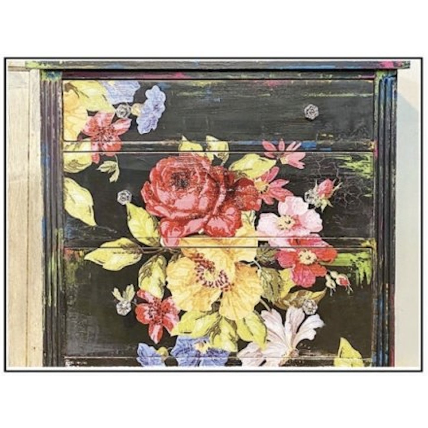 IOD Wall Flower Decor Transfer - Iron Orchid Designs