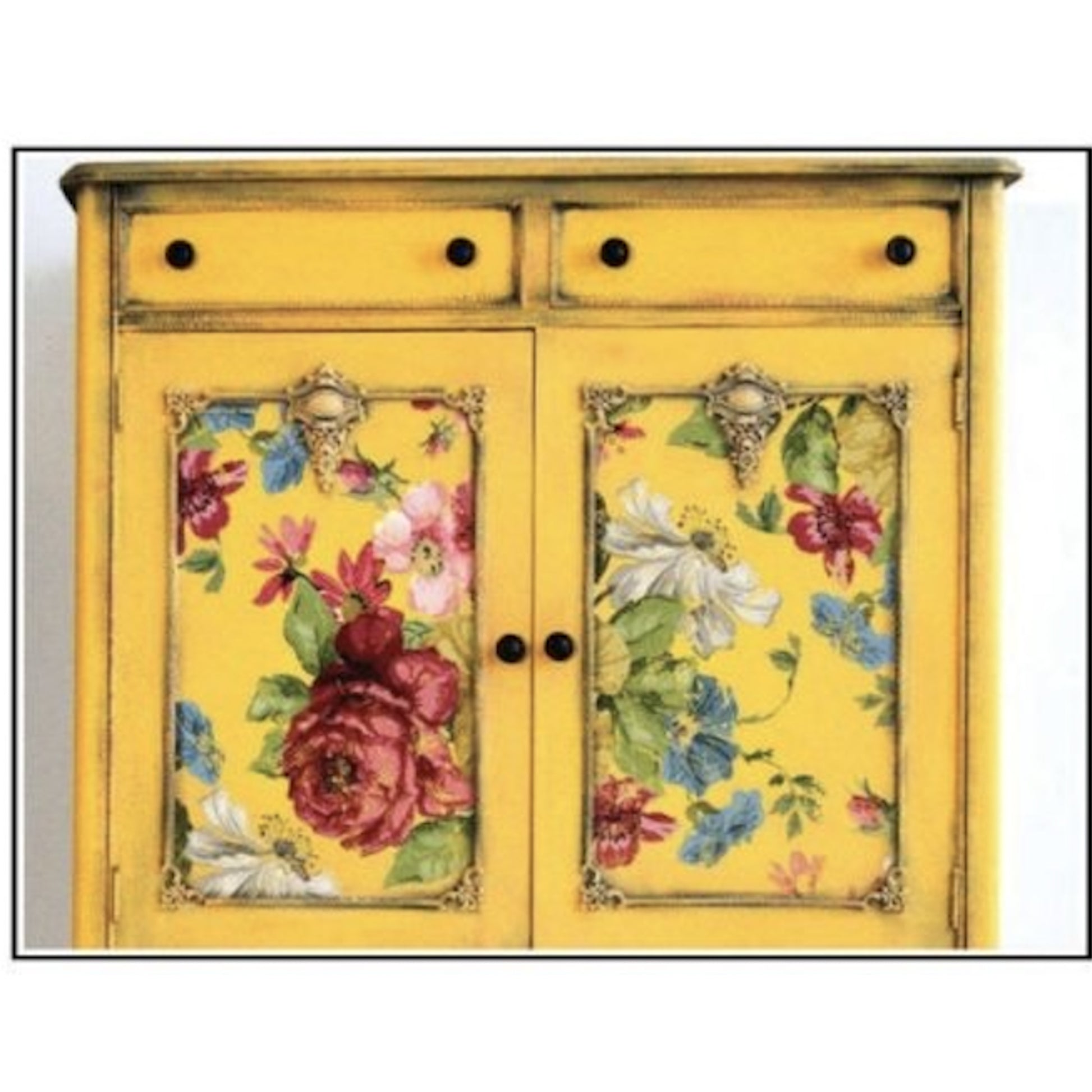 IOD Wall Flower Decor Transfer - Iron Orchid Designs
