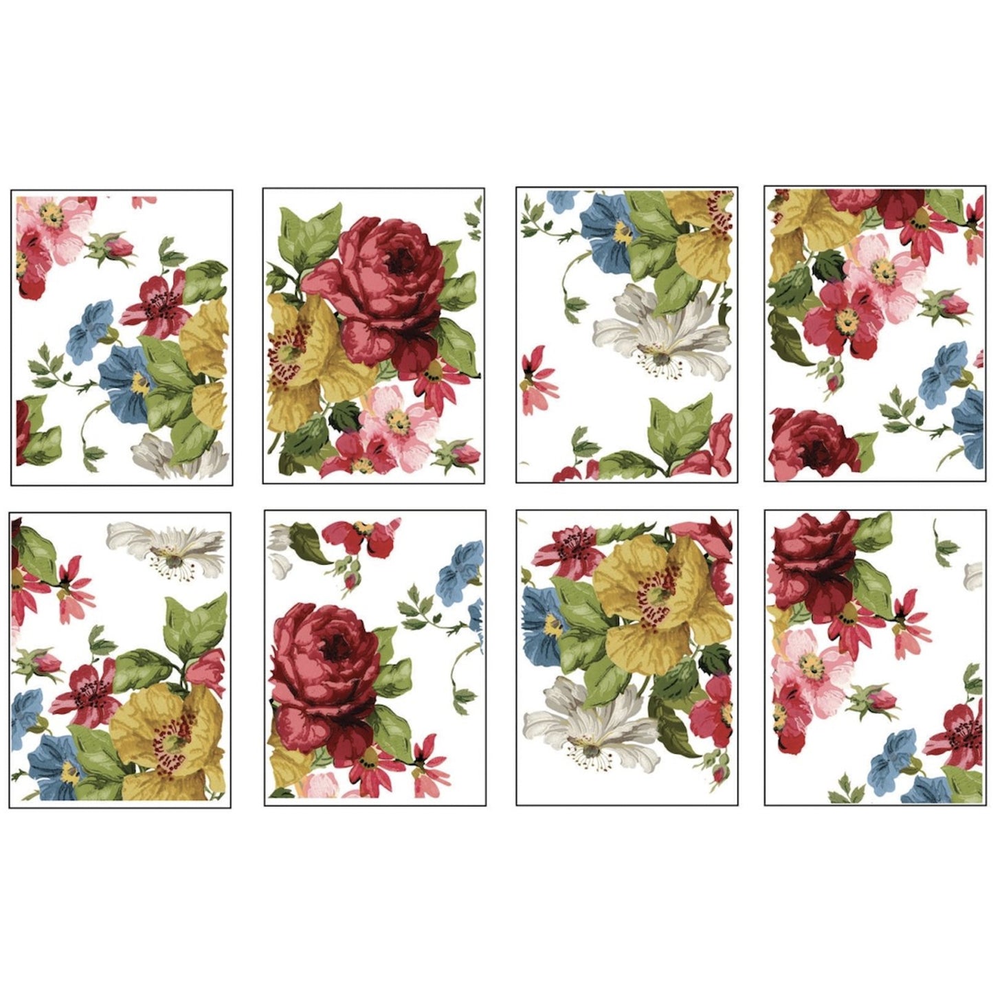 IOD Wall Flower Decor Transfer - Iron Orchid Designs