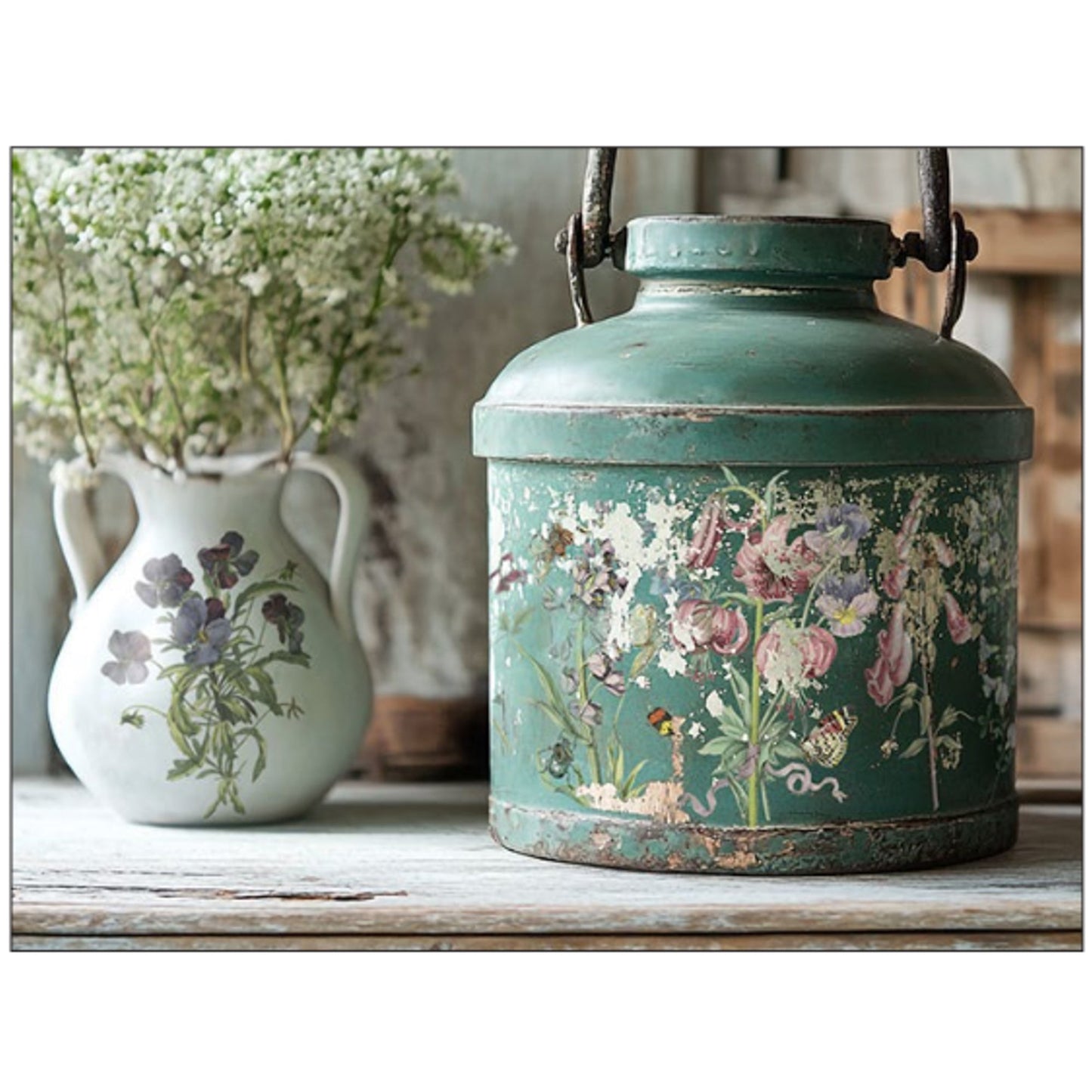 IOD Wilde Bloemen Decor Transfer - Iron Orchid Designs
