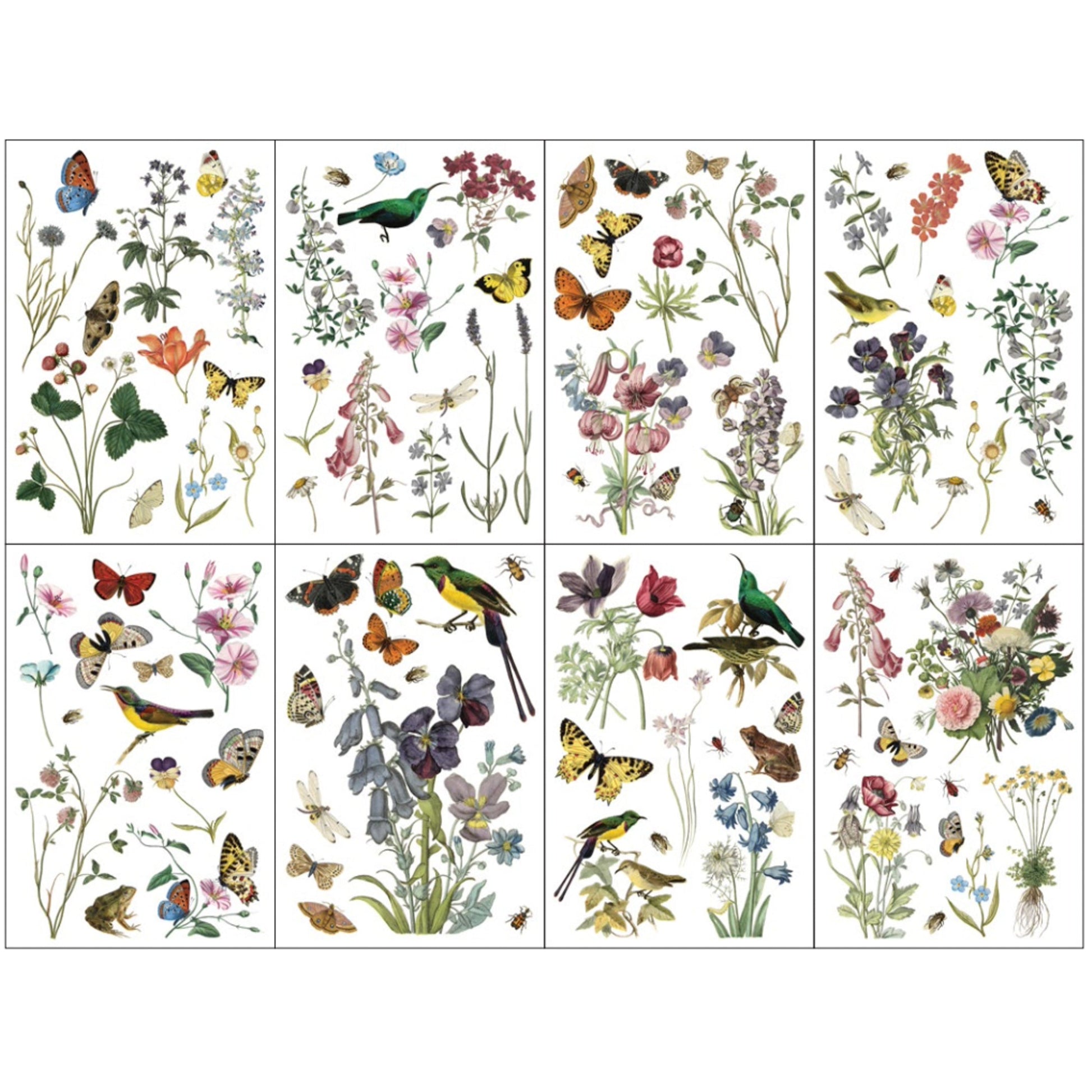 IOD Wilde Bloemen Decor Transfer - Iron Orchid Designs