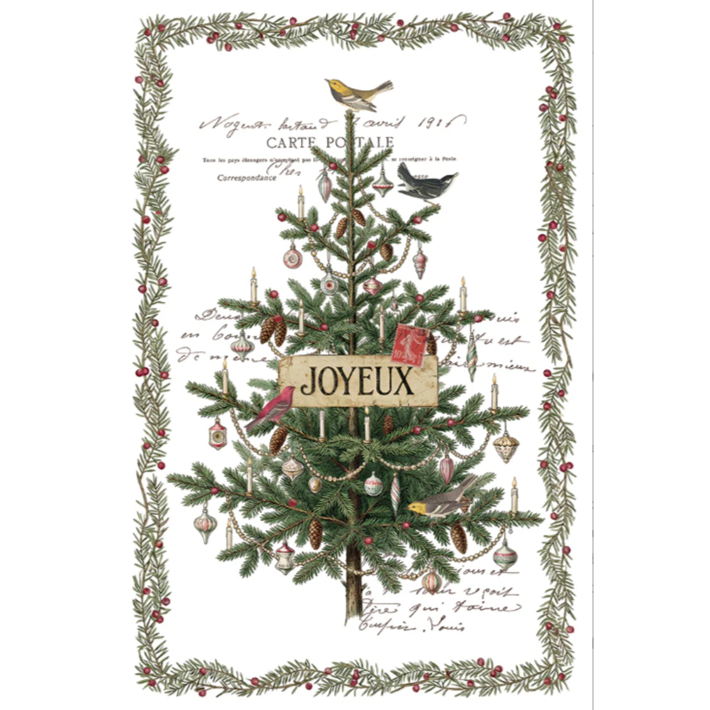 IOD Winter's Calling Decor Transfer by Iron Orchid Designs - 8 Sheets