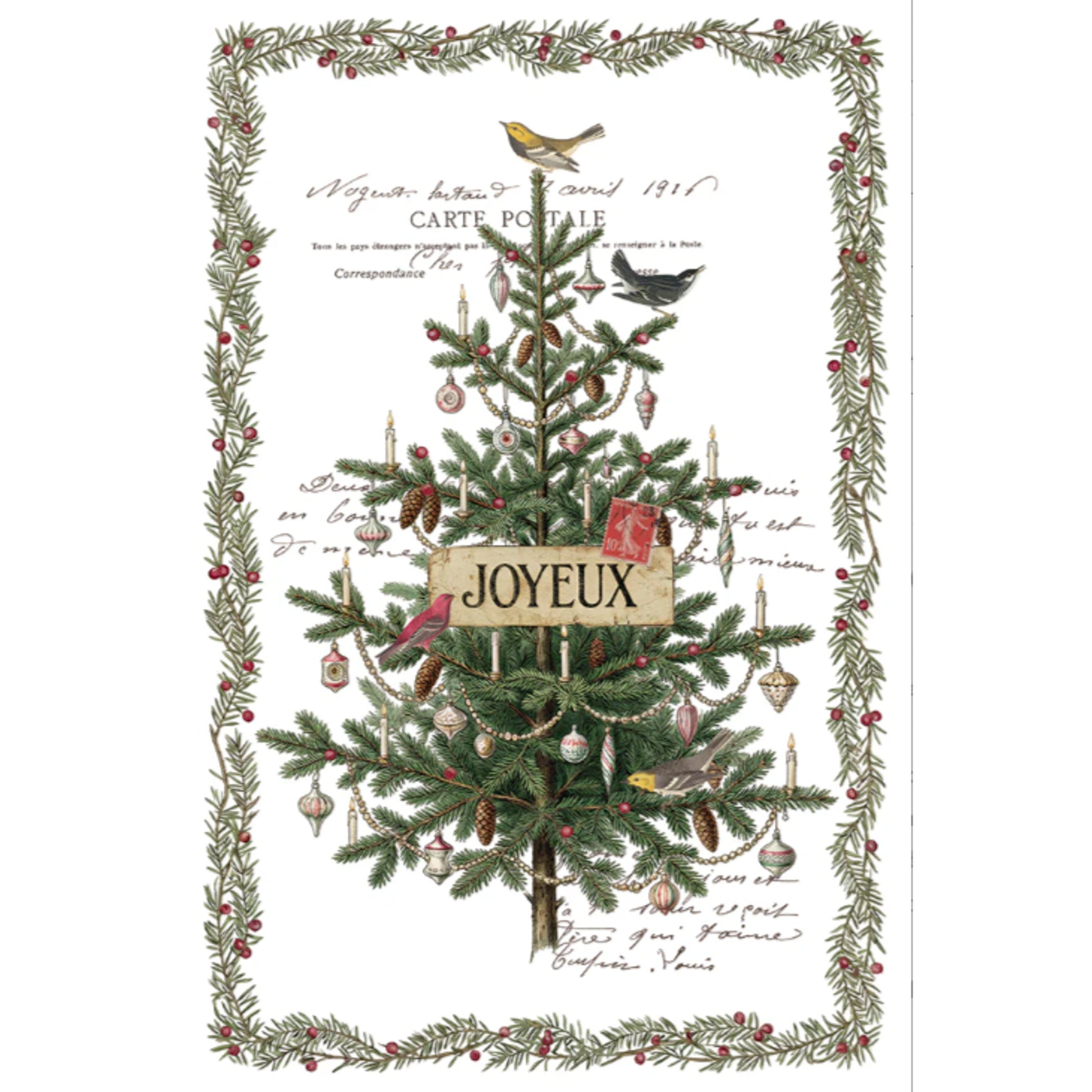 IOD Winter's Calling Decor Transfer by Iron Orchid Designs - 8 Sheets