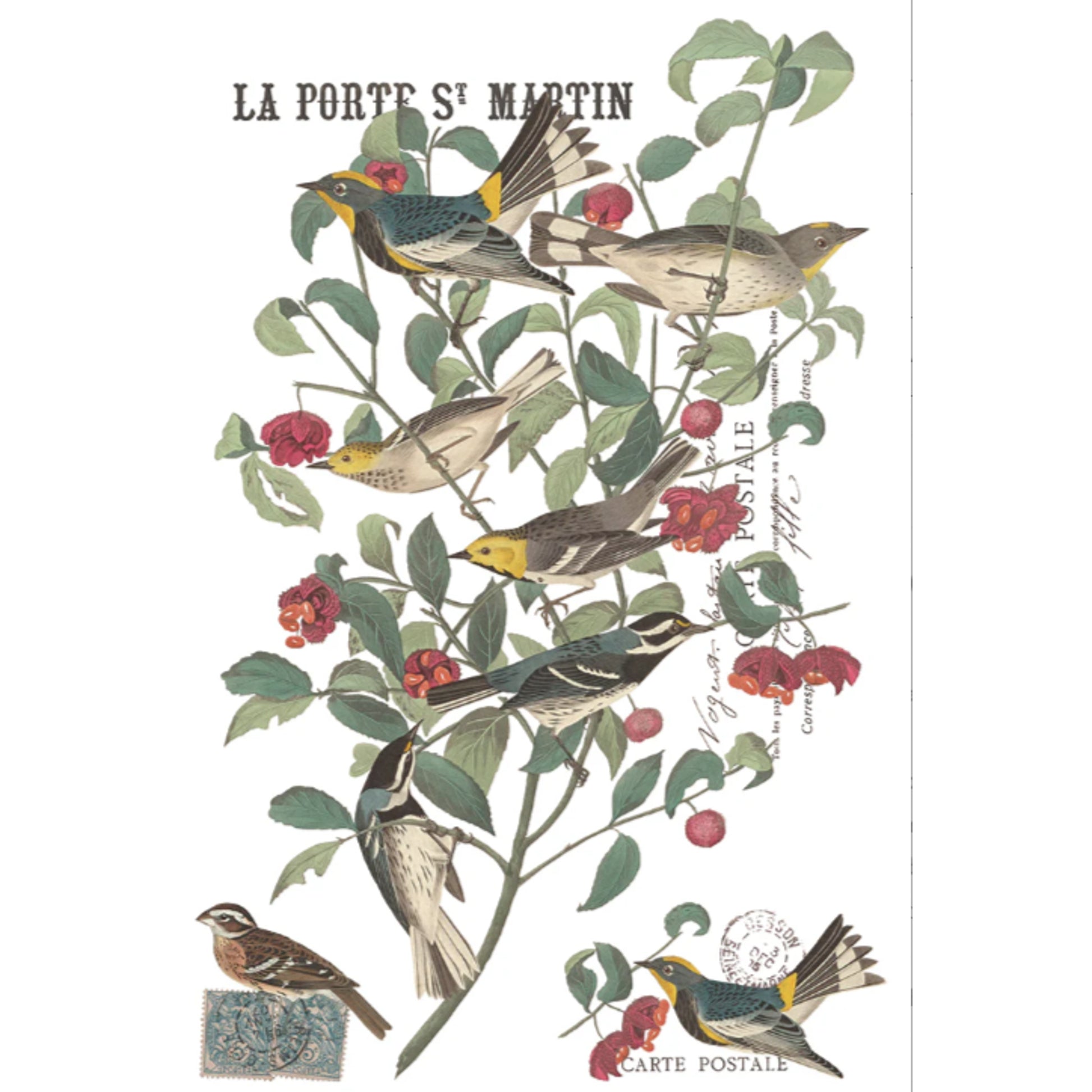IOD Winter's Calling Decor Transfer by Iron Orchid Designs - 8 Sheets