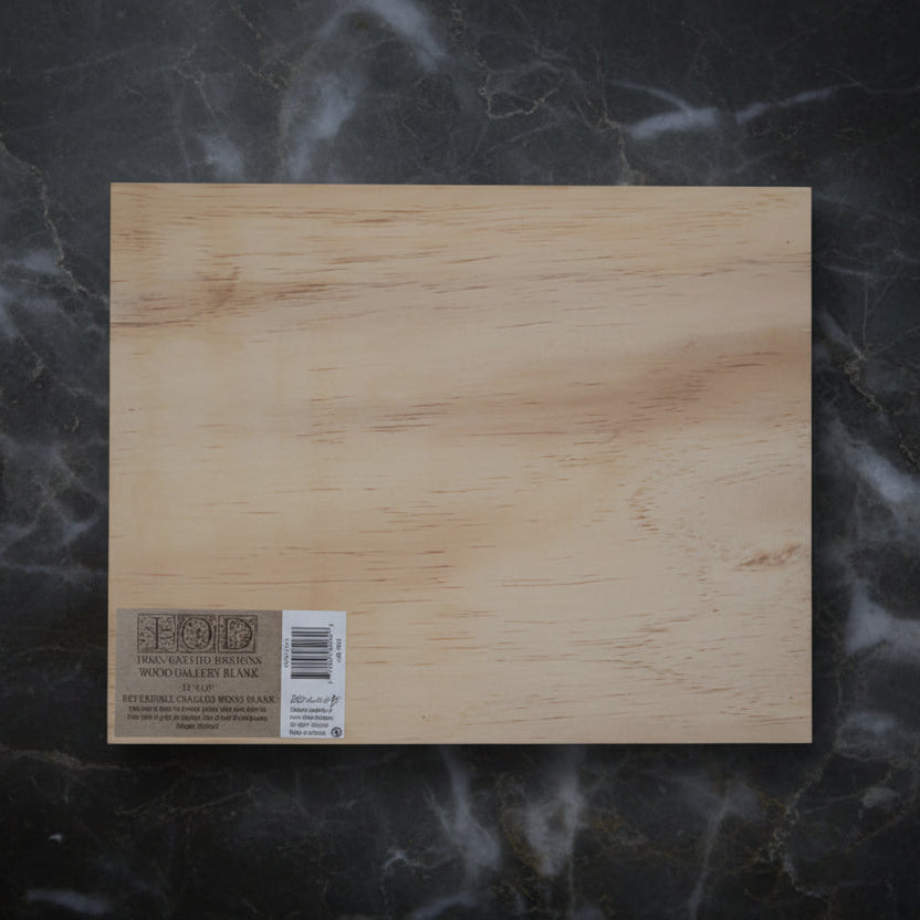 IOD Wood Blank 11" x 14" by Iron Orchid Designs - Double-Sided