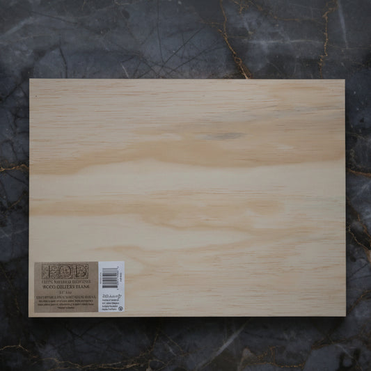 IOD Wood Blank 12" x 16" by Iron Orchid Designs - Double-Sided