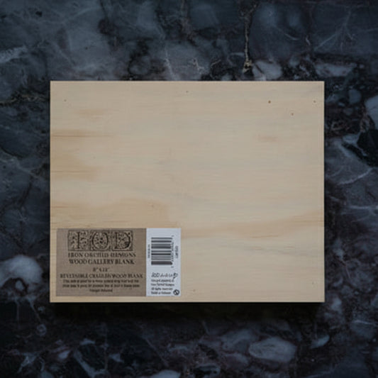 IOD 8" x 10" Wood Blank by Iron Orchid Designs - Double-Sided