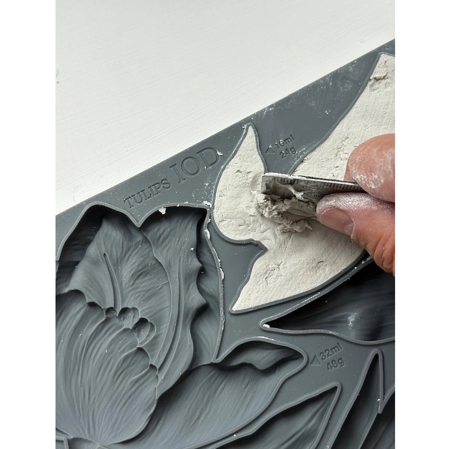 IOD Tulips Decor Mould - Iron Orchid Designs Spring 2026 Collection