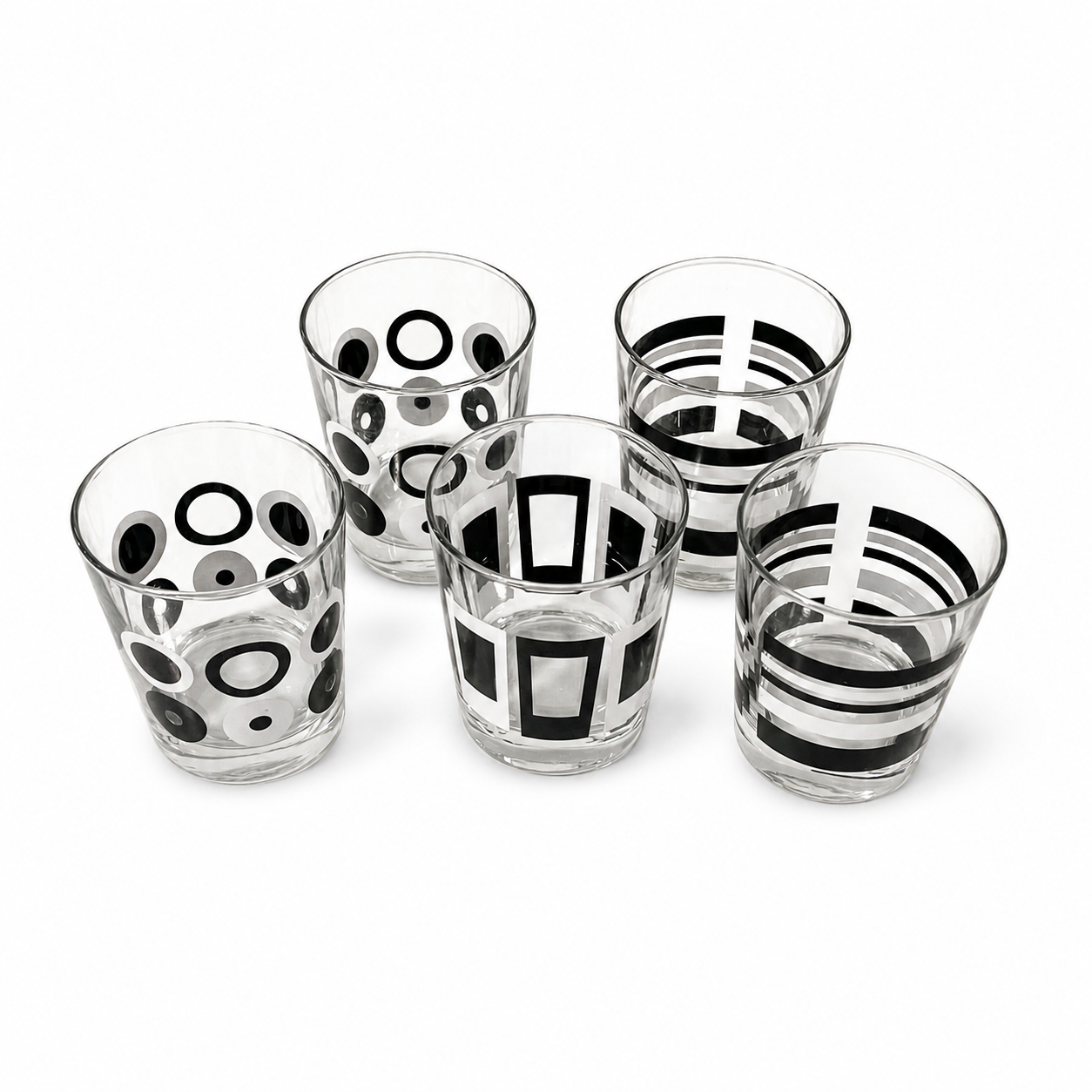 Vintage IKEA GODIS Lowball Glasses by Henrik Preutz - Set of 5