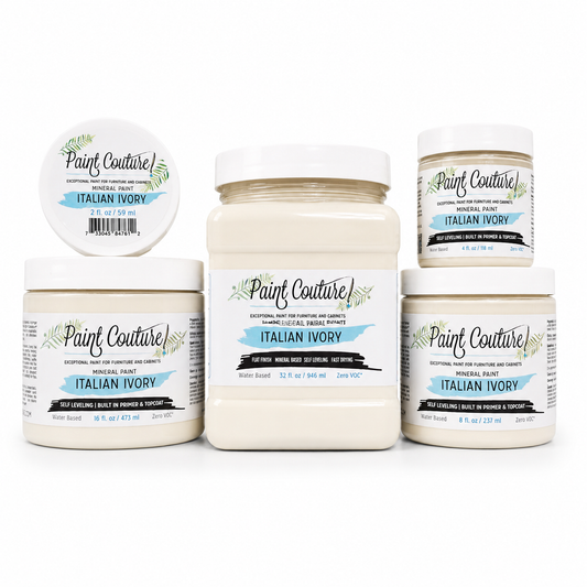 Paint Couture Italian Ivory All in One Acrylic Mineral Paint VOC Free