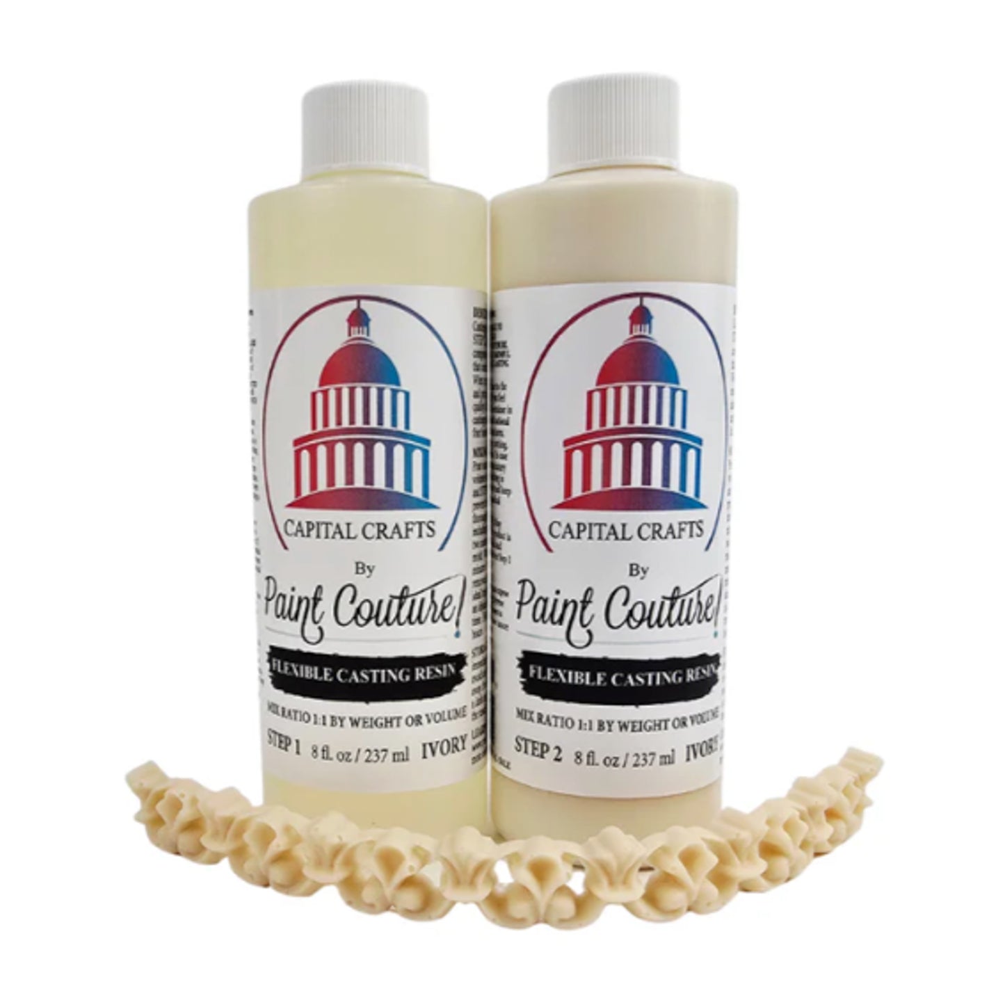 Paint Couture Flexible Casting Resin Ivory - Lightweight & Flexible