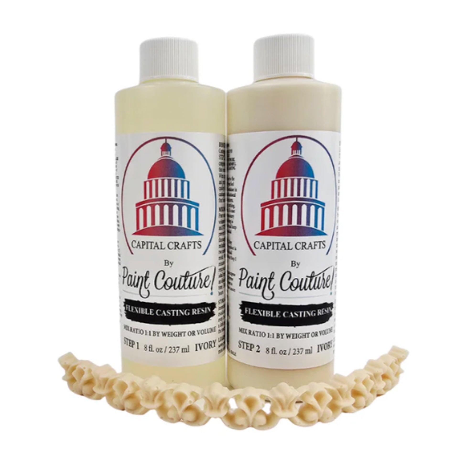 Paint Couture Flexible Casting Resin Ivory - Lightweight & Flexible