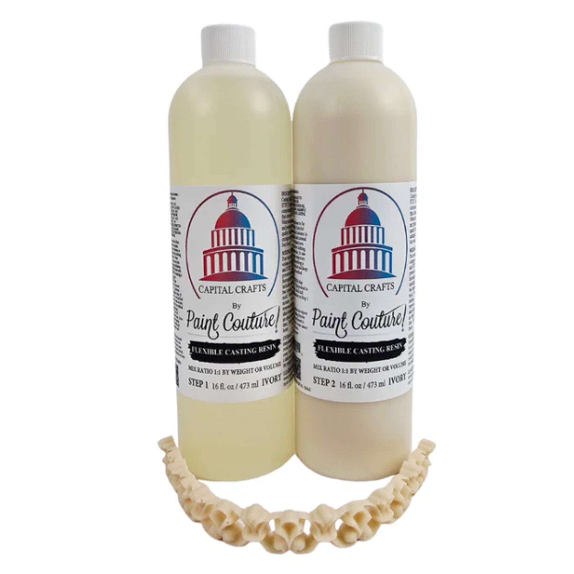 Paint Couture Flexible Casting Resin Ivory - Lightweight & Flexible