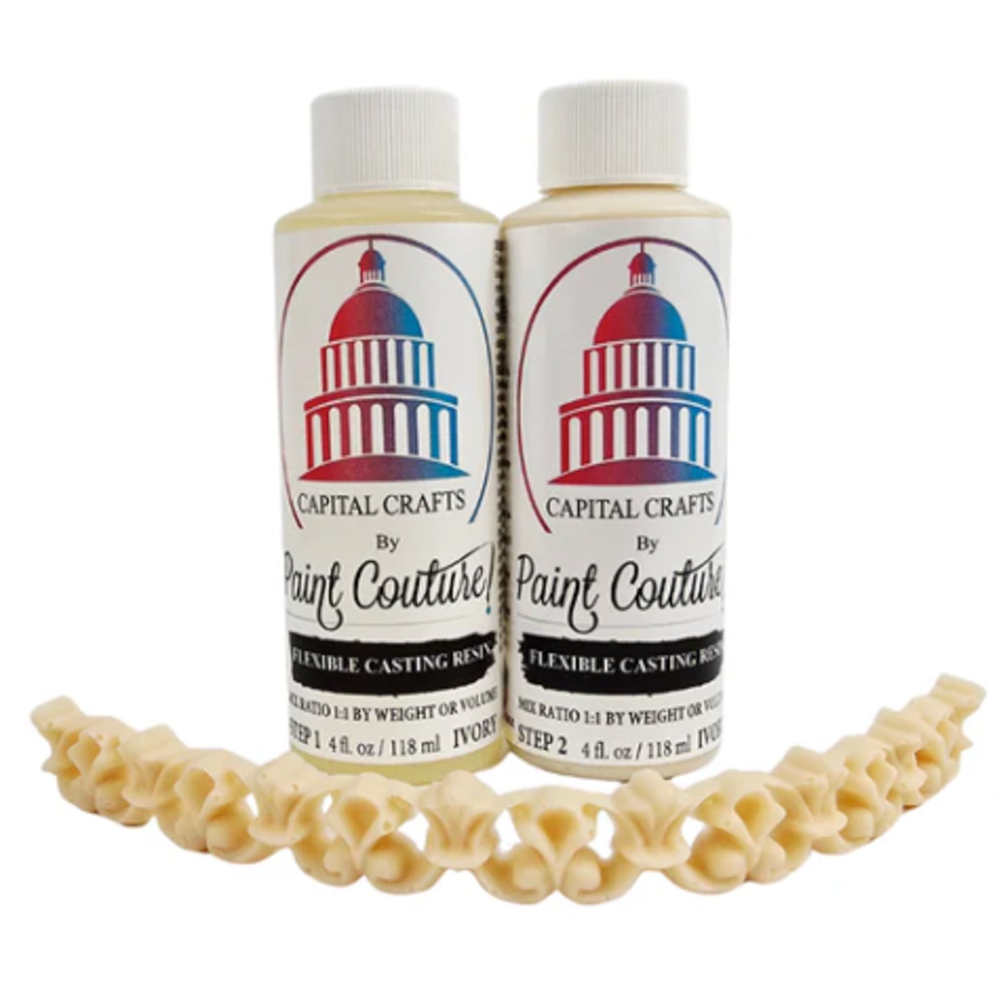 Paint Couture Flexible Casting Resin Ivory - Lightweight & Flexible