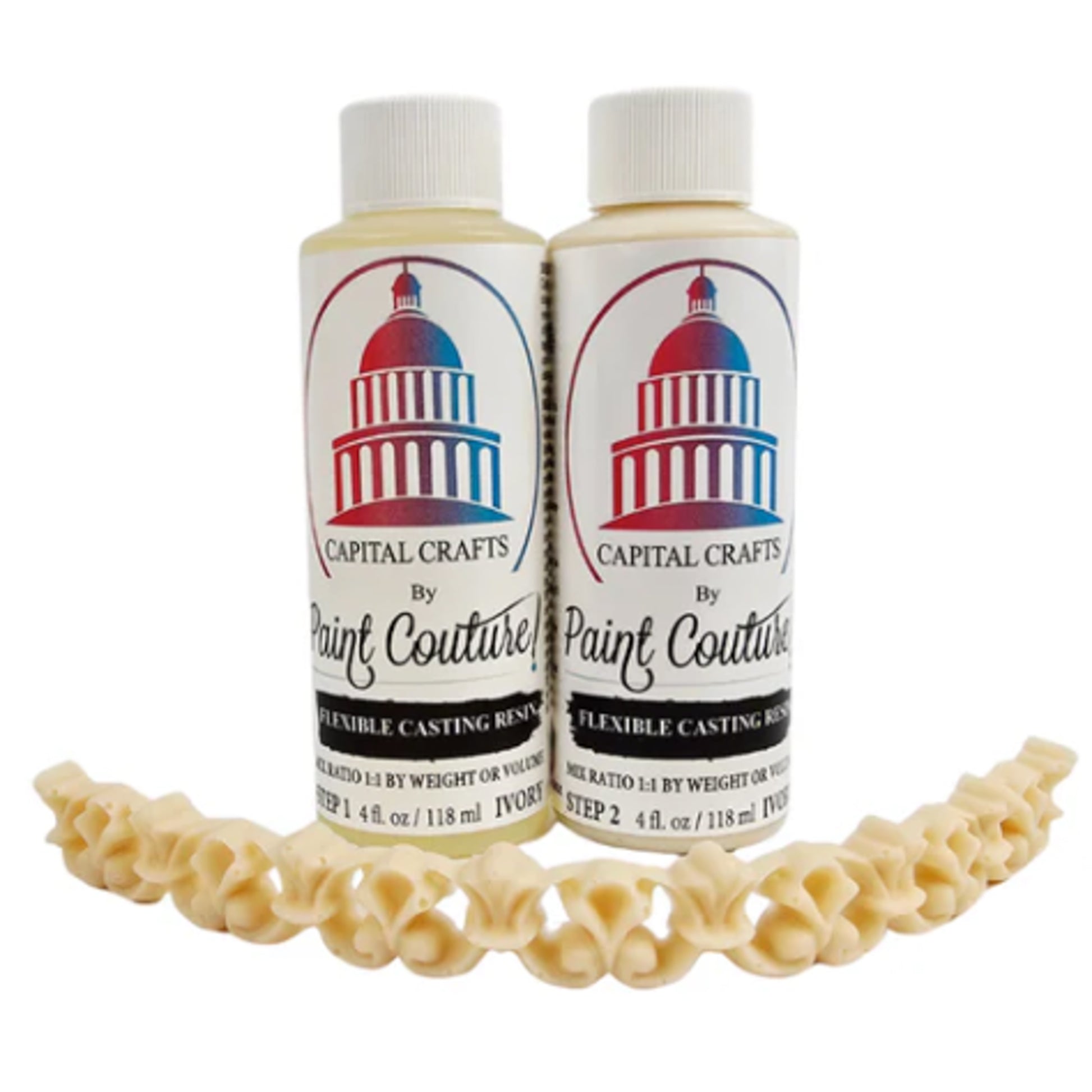Paint Couture Flexible Casting Resin Ivory - Lightweight & Flexible
