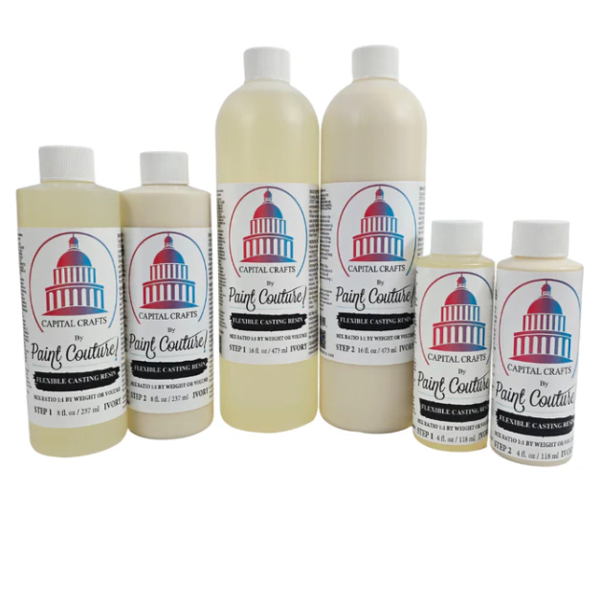 Paint Couture Flexible Casting Resin Ivory - Lightweight & Flexible