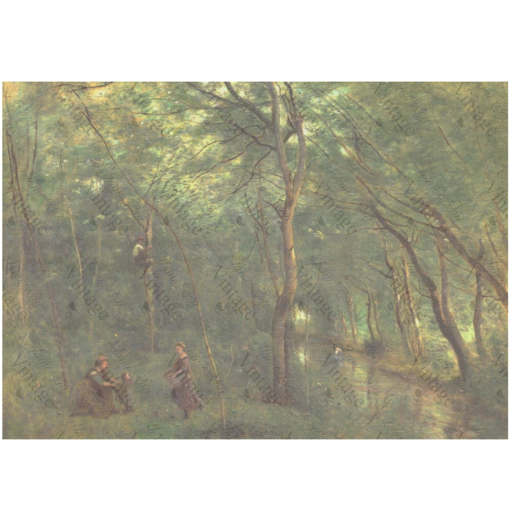 JRV A4 Rice Paper - English Forest