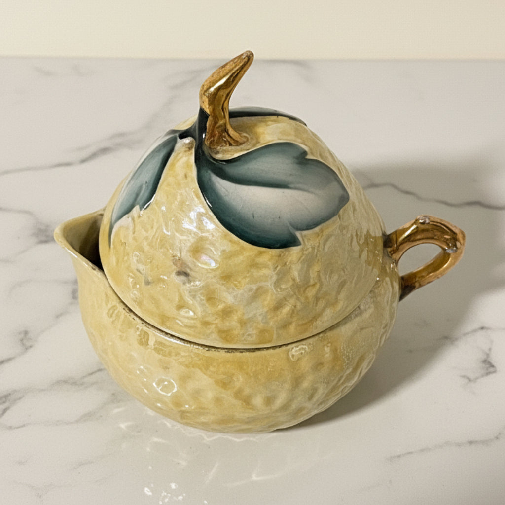 Vintage Japanese Lusterware Lemon Reamer - 1940s Porcelain Juicer