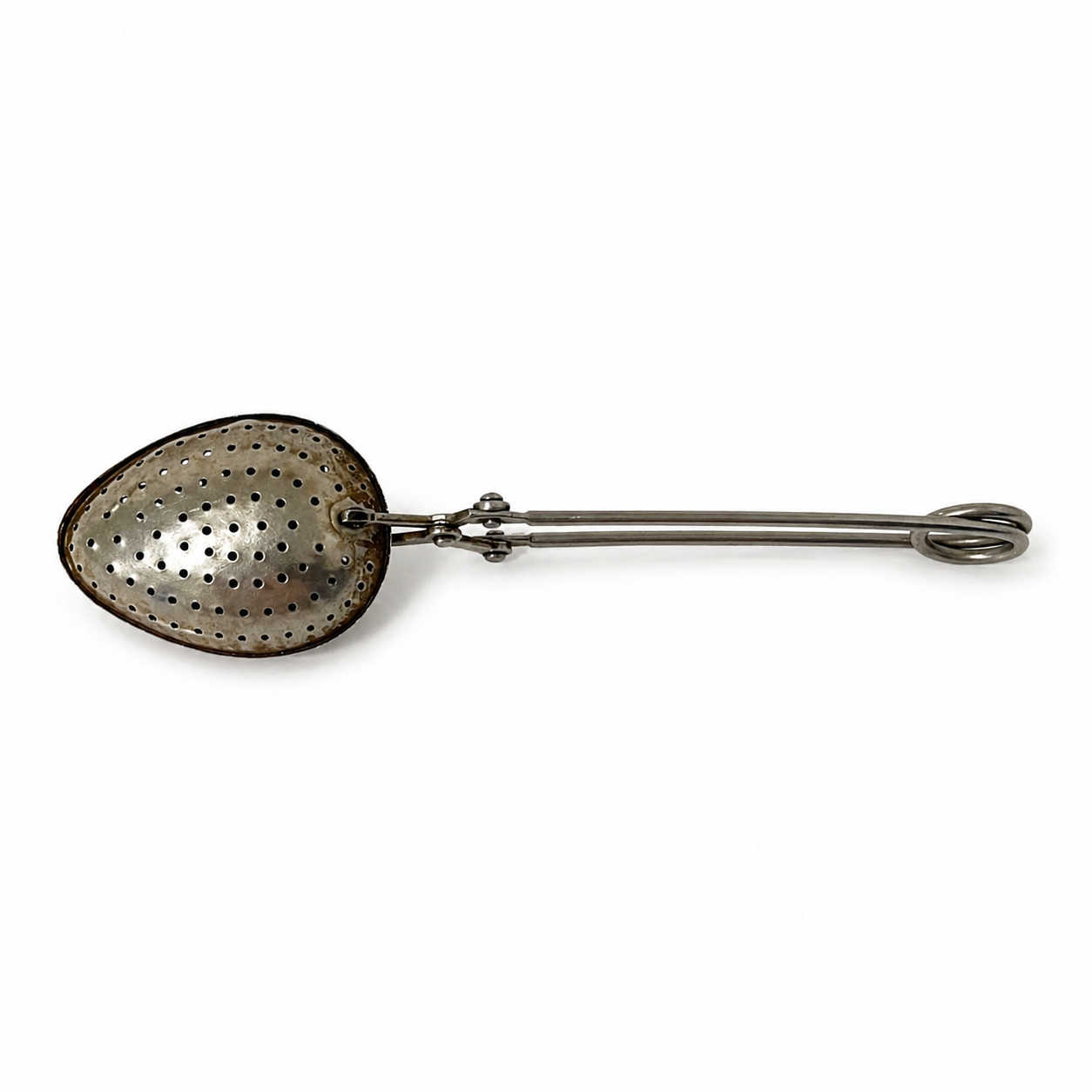 Vintage Japanese Hinged Metal Tea Infuser - Loose Leaf Steeper