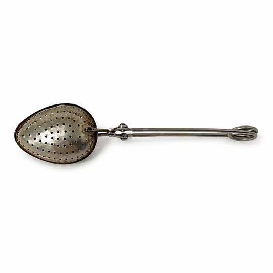 Vintage Japanese Hinged Metal Tea Infuser - Loose Leaf Steeper