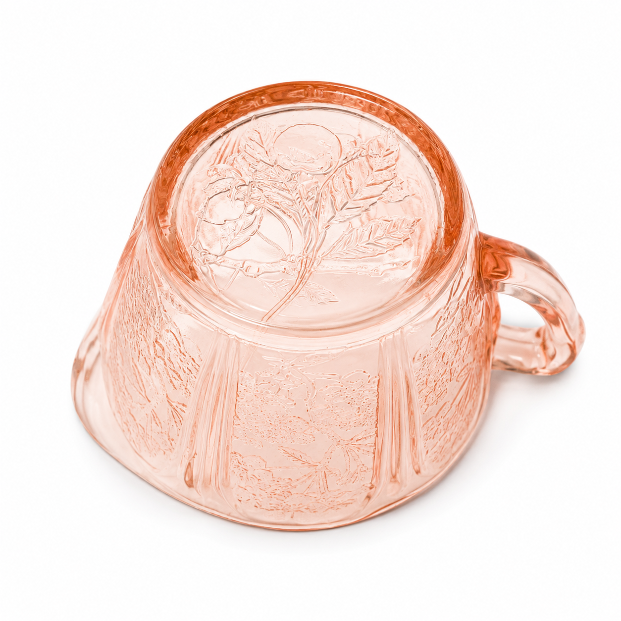 1930s Jeannette Cherry Blossom Pink Depression Glass Creamer - USA