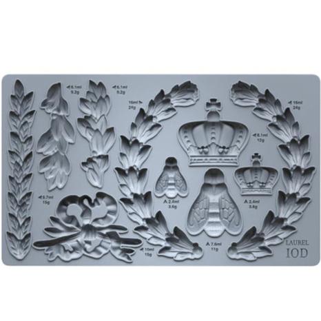 IOD LAUREL Decor Mould by Iron Orchid Designs