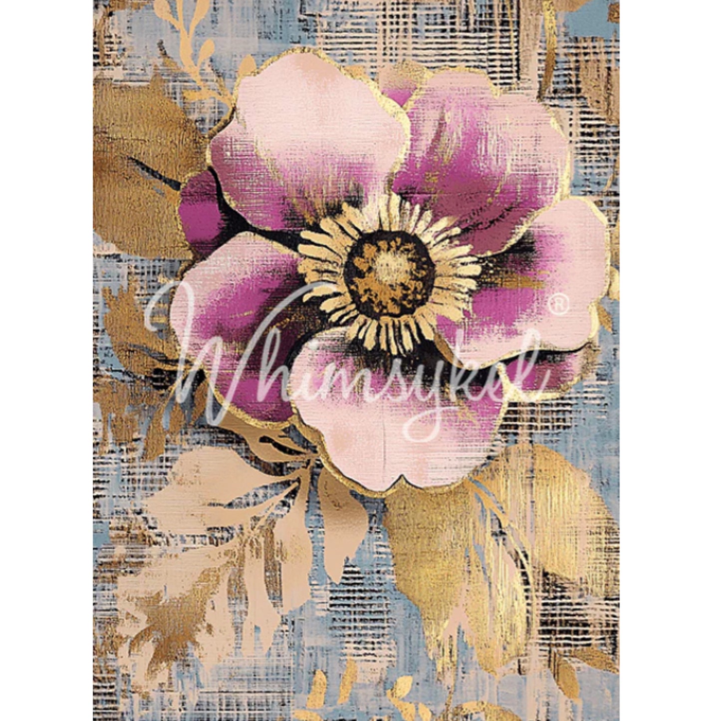 Lavender Petals Decoupage Paper - Whimsykel Designs