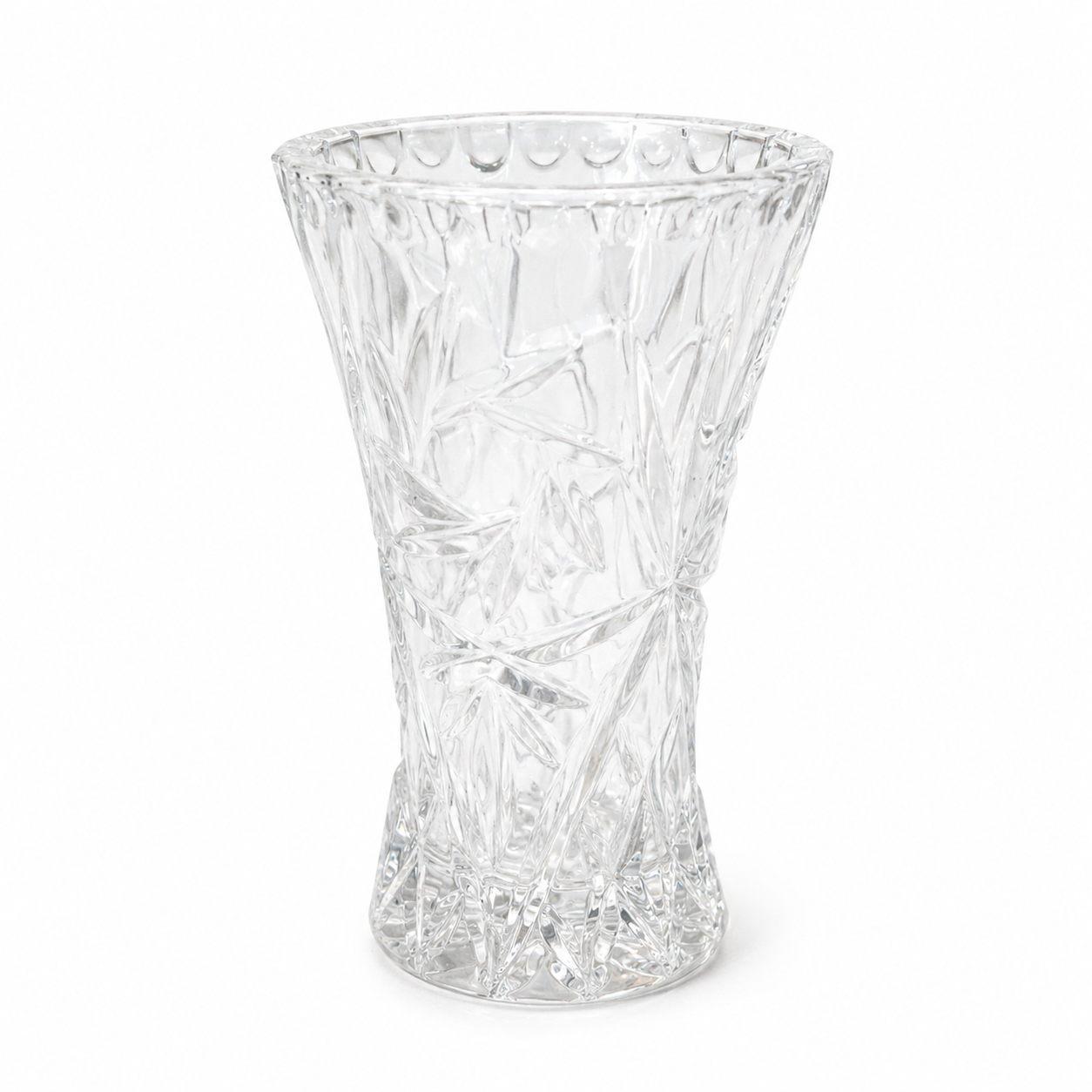 Vintage Lenox Fine Crystal Star Bud 4 Inch Vase - Czech Republic