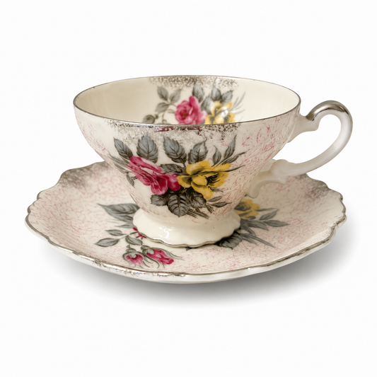 Vintage Marco Bone China Tea Cup and Saucer Set - Made in Japan