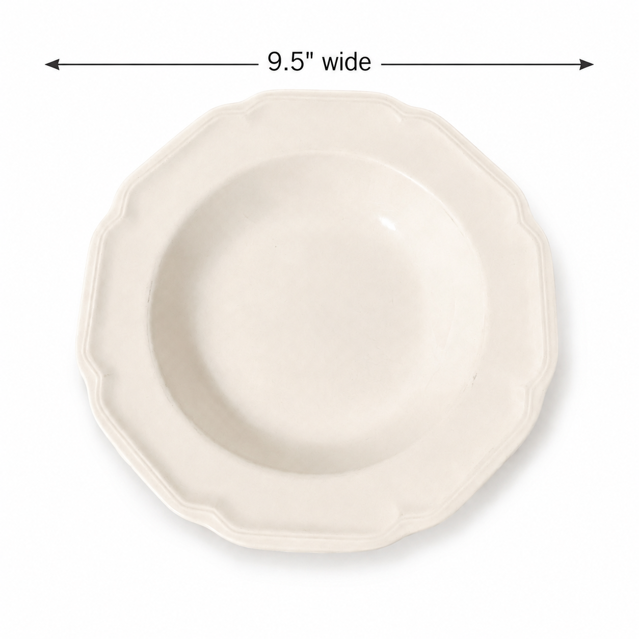 Vintage Mikasa Ultima+ Antique White Fine China Bowl - Set of 4