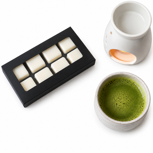 Handcrafted Mindful Morning Soy Wax Melts - Green Tea & Coconut