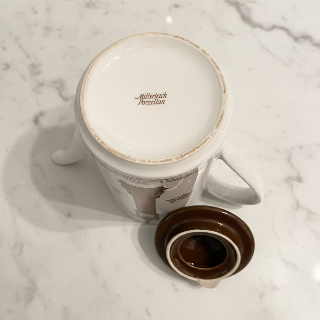 1970s Mitterteich Porzellan Nutroma Coffee Pot