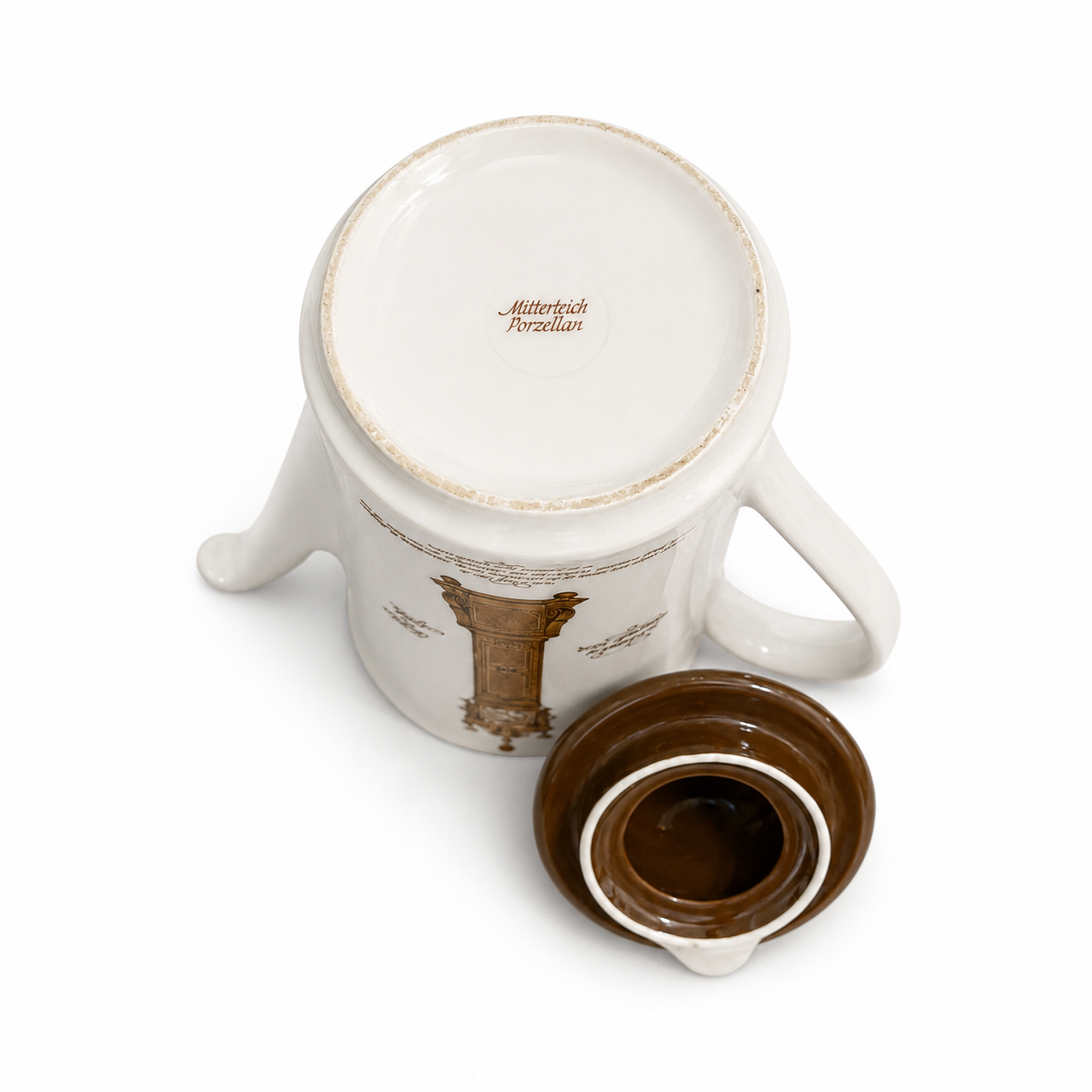 1970s Mitterteich Porzellan Nutroma Coffee Pot - German Porcelain