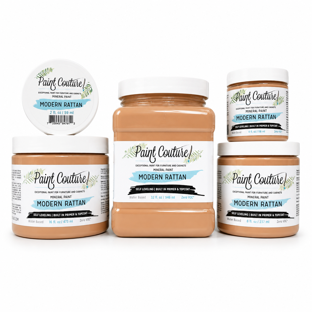 Paint Couture Modern Rattan All in One Acrylic Mineral Paint VOC Free