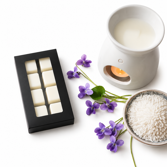 Moonlit Silk Soy Wax Melts - Luxury Peach, Bergamot & Sandalwood