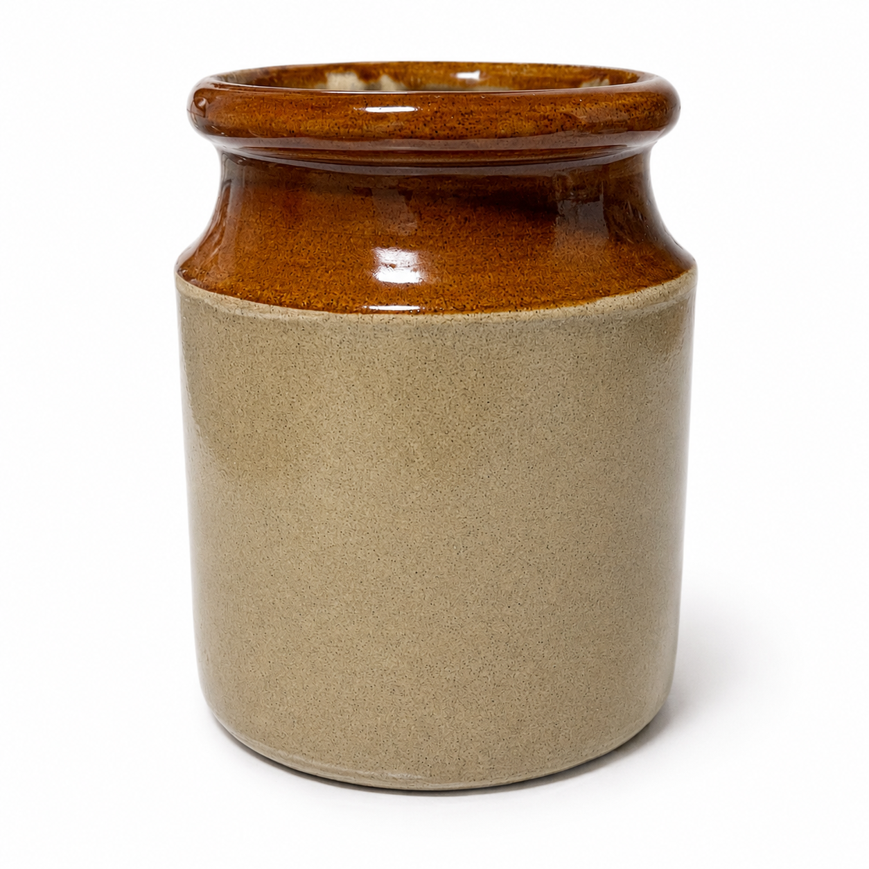 1970s Moira Kitchen Things English Stoneware Crock - Made in England
