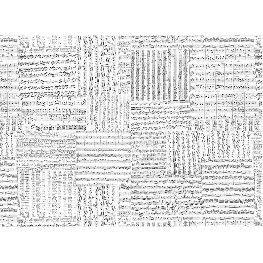 Music Notes Masterboard Decoupage Paper - Roycycled Treasures