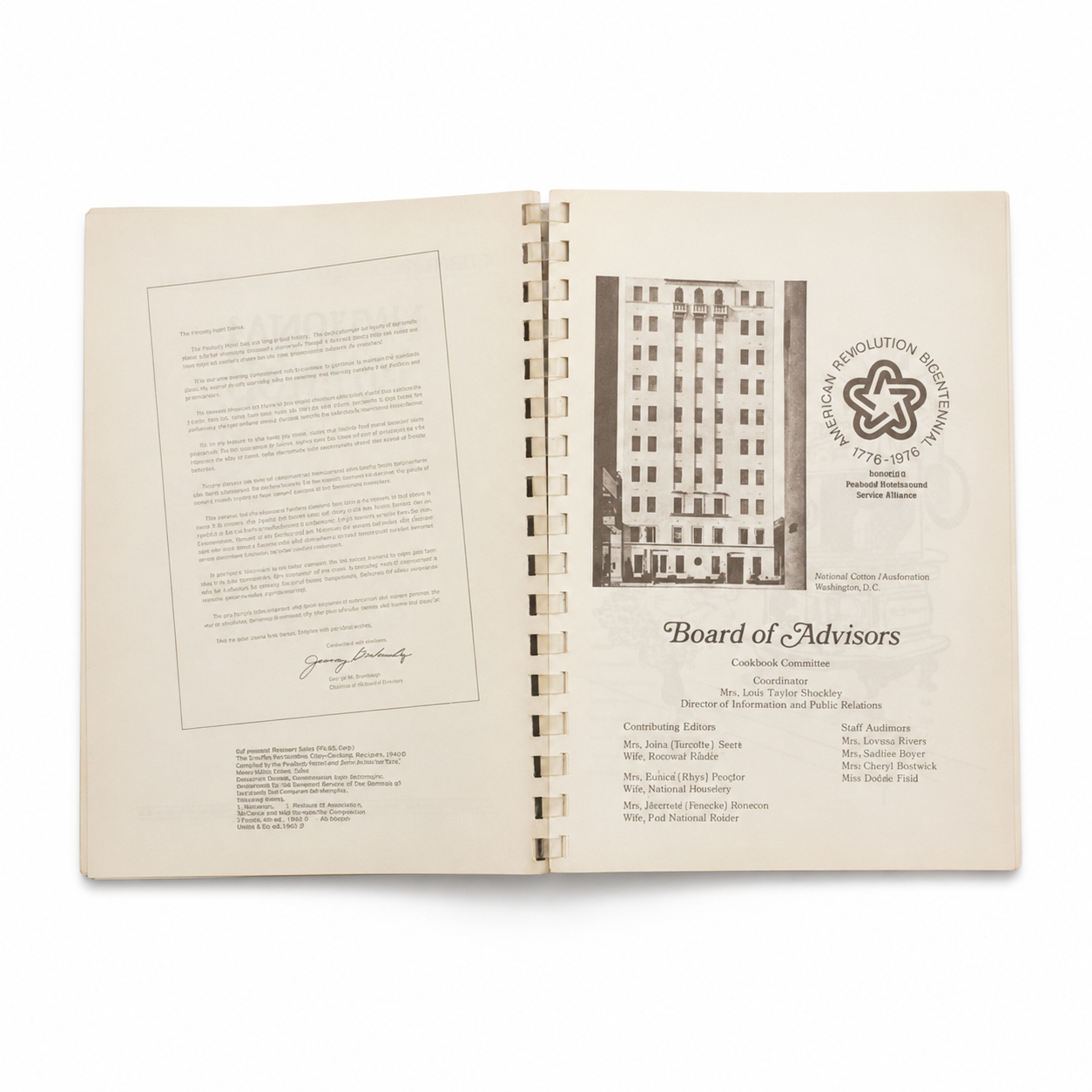 1976 National Grange Bicentennial Year Cookbook - Nations Capital