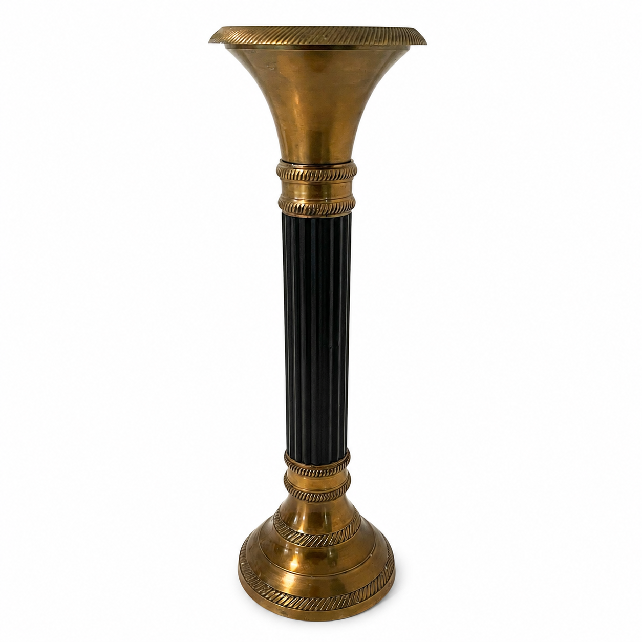 Vintage S.N.K Ent Inc Neoclassical Candle Holder - Made in India