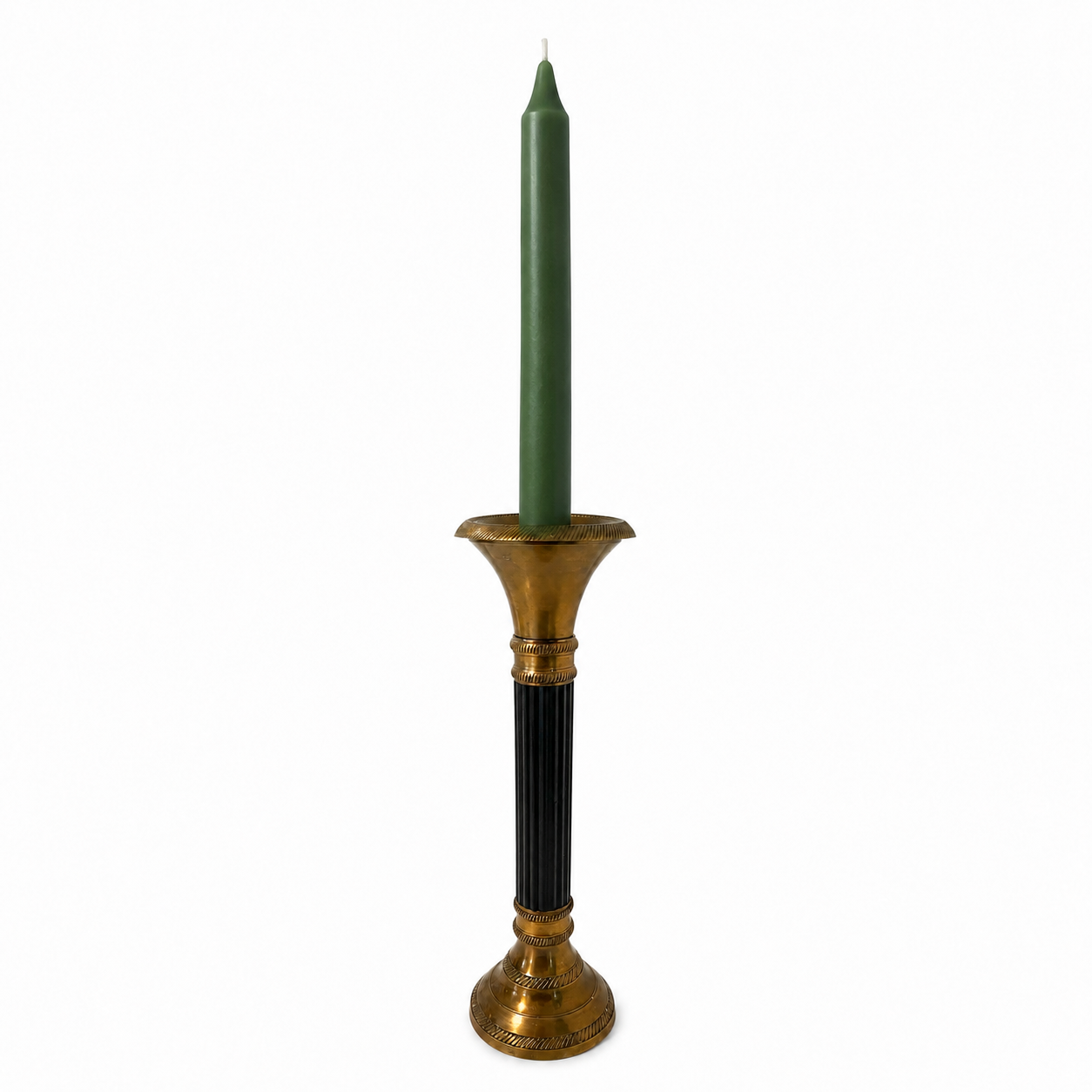 Vintage S.N.K Ent Inc Neoclassical Candle Holder - Made in India