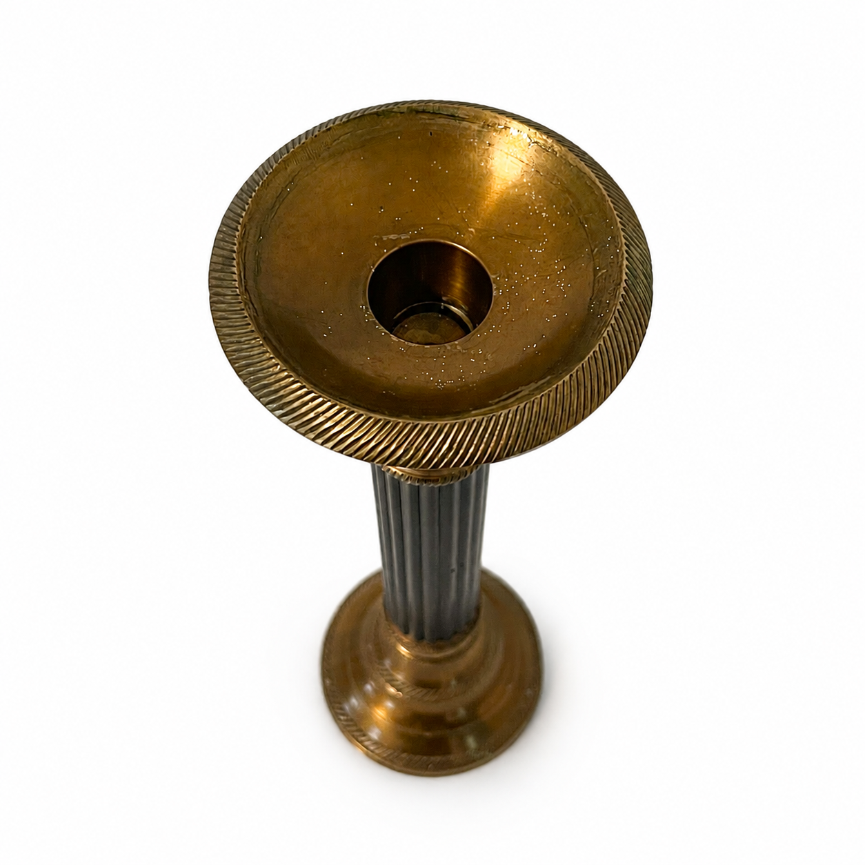 Vintage S.N.K Ent Inc Neoclassical Candle Holder - Made in India